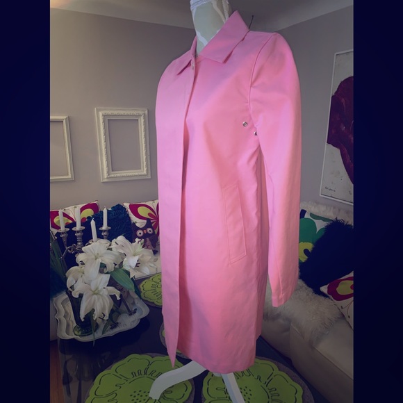 Pretty bubblegum pink GAP trench coat XS - Picture 1 of 4